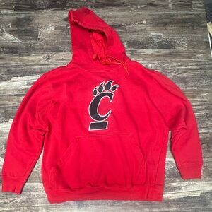 Cincinnati Bearcats Hoodie - Mens 2XL - Champs Sports - Red - GUC